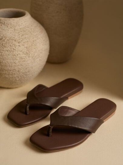 Leather Flip Flops