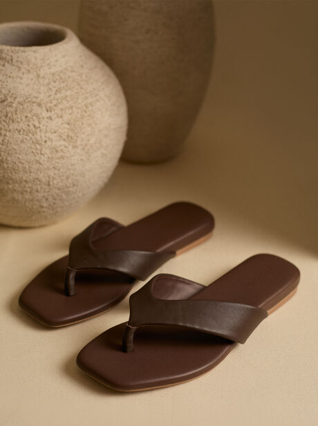 Leather Flip Flops