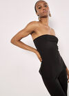 Bandeau Side Split Top, Black, large