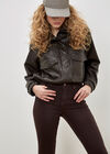 Sienna Skinny Fit Jeans, Brown, large