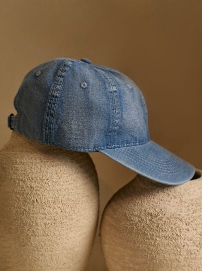 Stone Washed Denim Cap