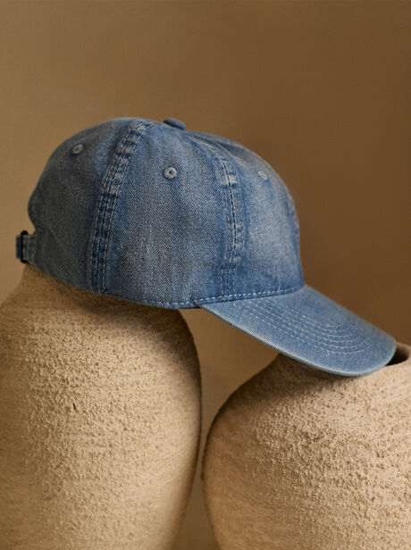Stone Washed Denim Cap