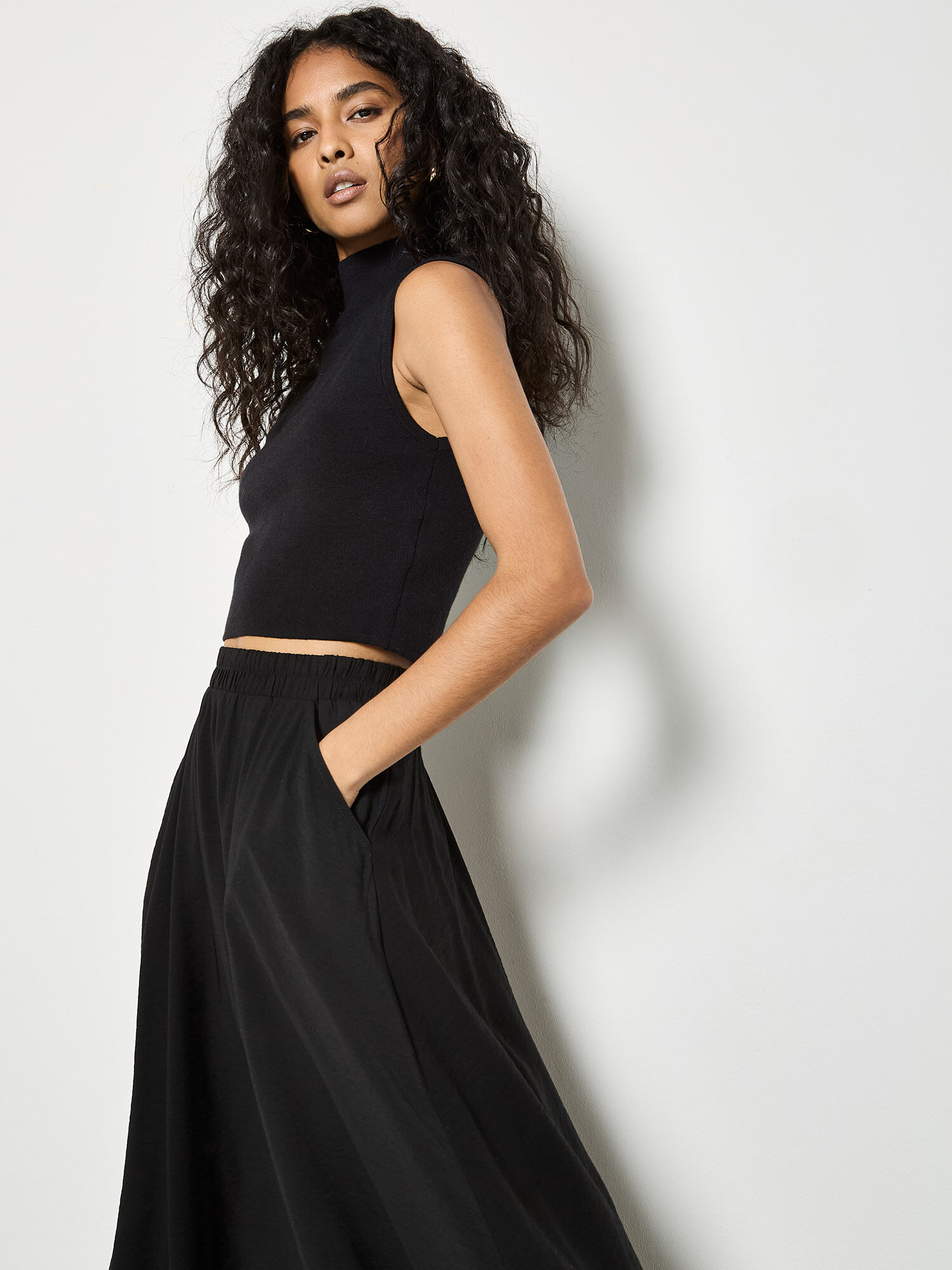 A-Line Midaxi Skirt | Apricot Clothing