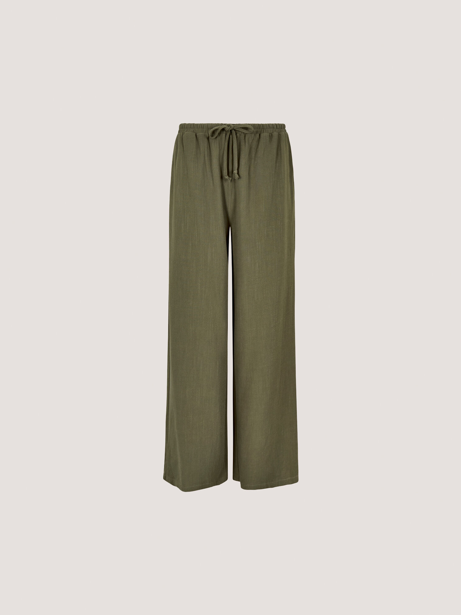 25　FRAMeWORK LINEN-TERRY サロペット Linen Blend Wide Leg Trousers | Apricot Clothing