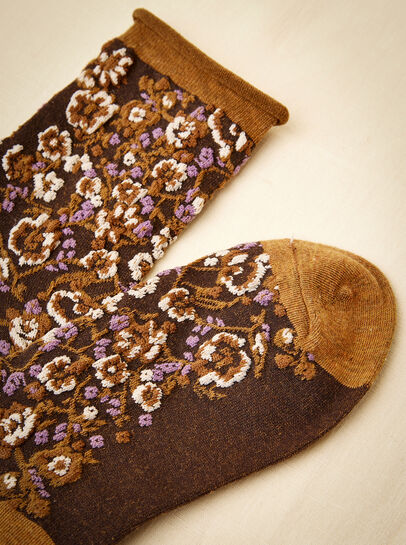 Floral print Cotton Socks