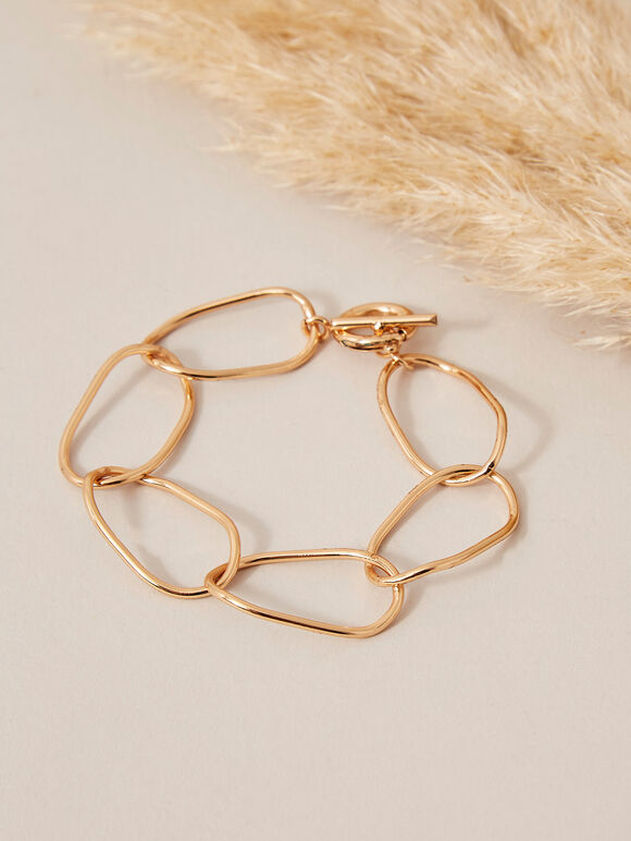 Chain Bracelet, Yellow, large