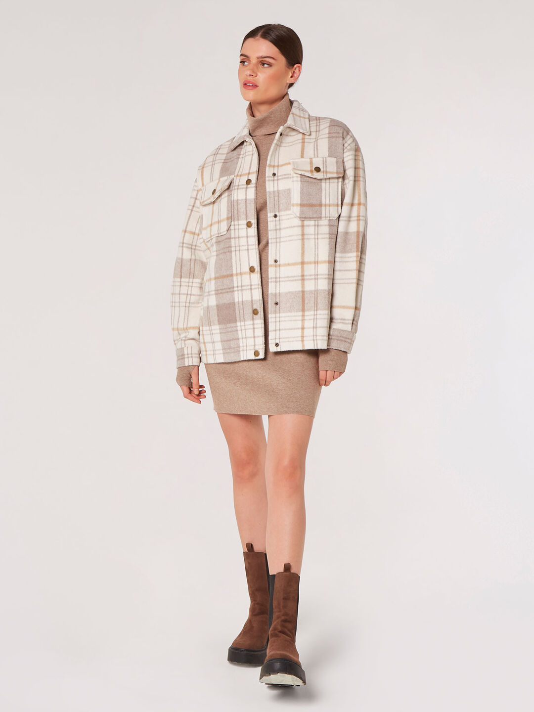 Image of Classic Check Shacket