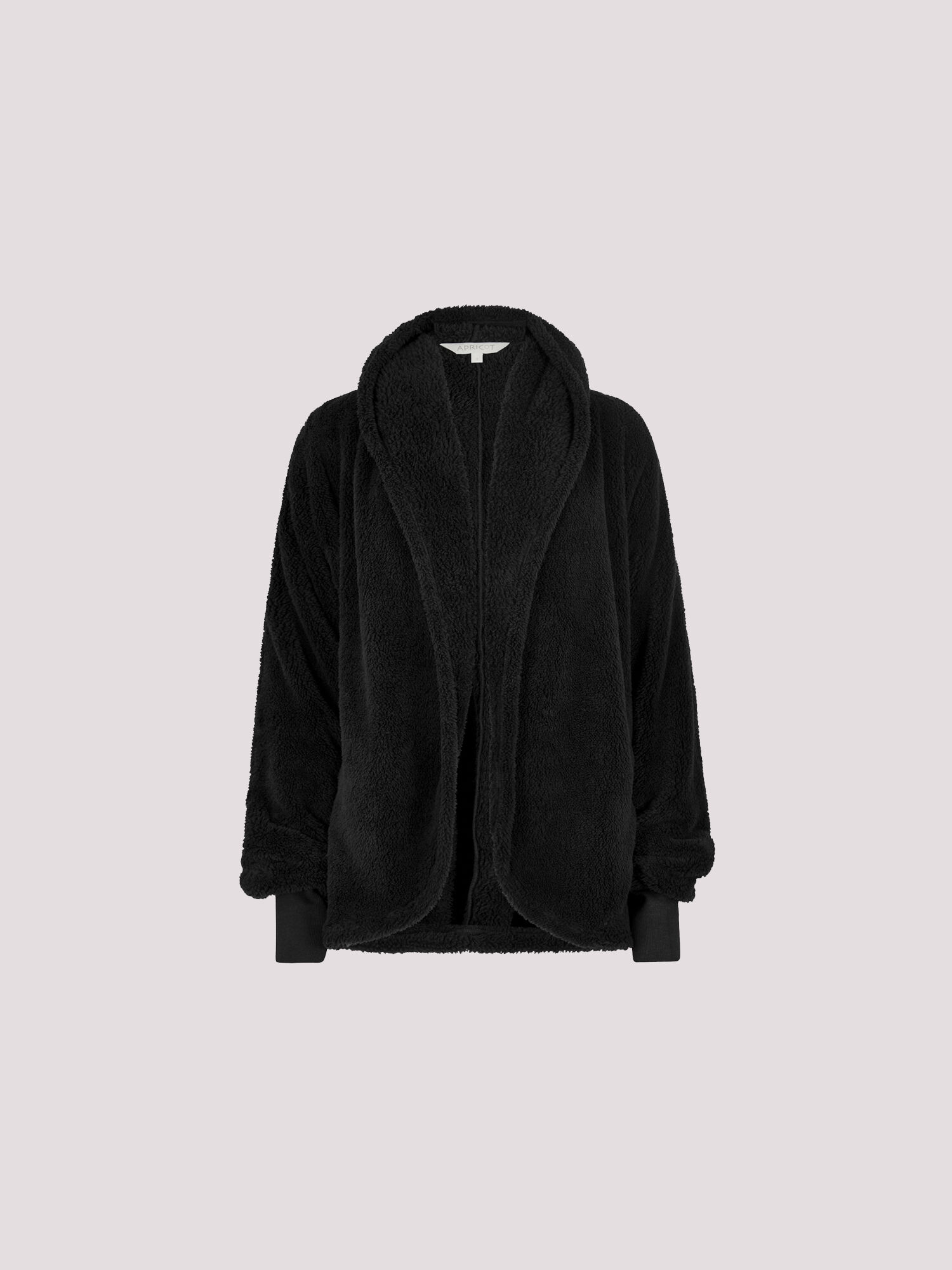 Hooded fleece cardigan best sale
