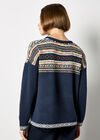 Multi Pattern Jumper, Navy, large