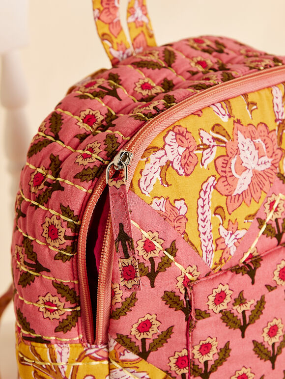 Quilted Back Pack, Assorted, large