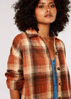 Plaid Check Shirt , Rust, large