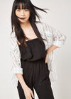 Utility Bandeau Jumpsuit, Black, large
