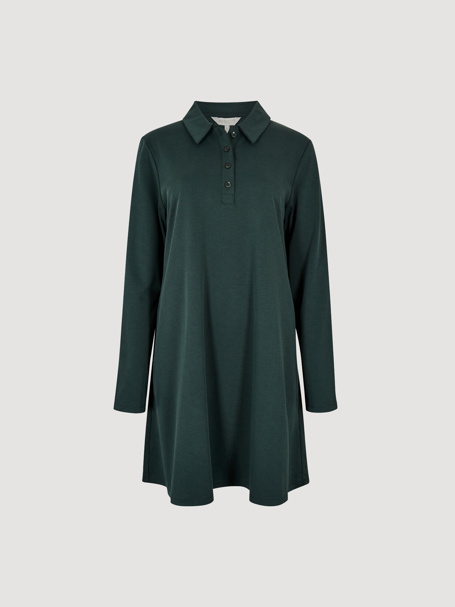 Polo A Line Mini Dress Apricot Clothing