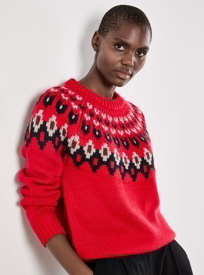 Fair Isle Chunky Knit Jumper