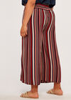 Curve Tribal Wrap Palazzo Trousers, Navy, large