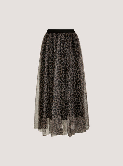 Leopard Tulle Skirt