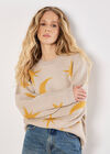 Constellation Soft Knit Jumper, Stone, large