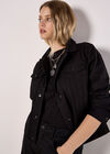 Cotton Cargo Jacket, Black, large