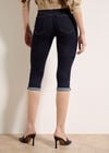 Sara Skinny Fit Capri Jeans, Navy, large