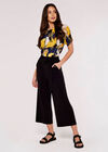 Casa Button Detail Culotte, Black, large