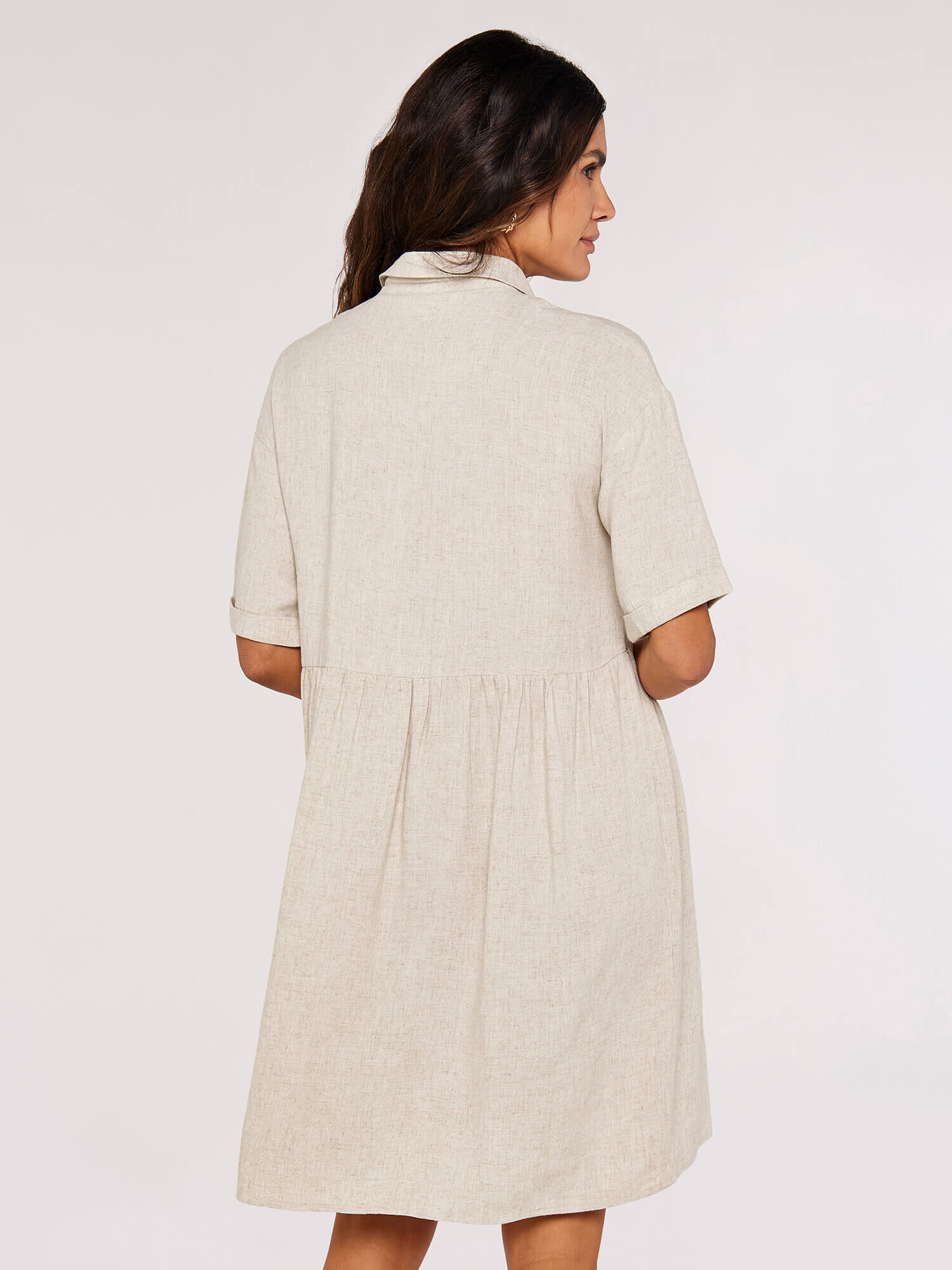 Babydoll shirt dress on sale