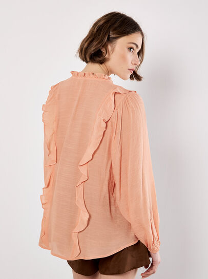 Lightweight Ruffle Blouse