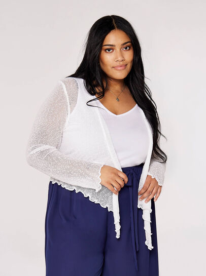 Curve Lightweight Sheer Knitted Shrug