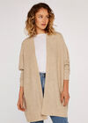 Lurex Cardigan, Stone, large