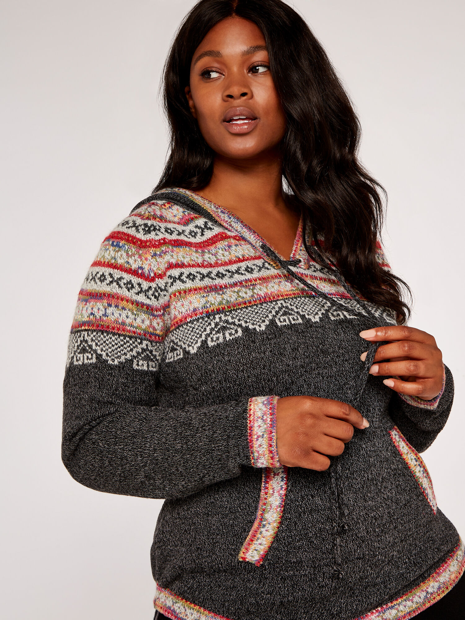 Plus size aztec pullover store