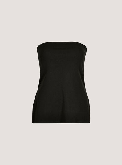 Bandeau Side Split Top