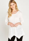 Hankyhem Open Back Top, Cream, large