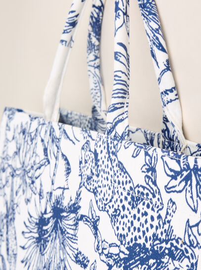 Vacation Vibes Cotton Fabric Bag