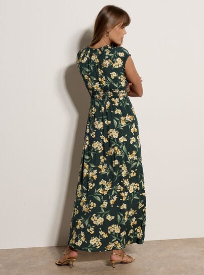Jasmine Floral Wrap Maxi Dress