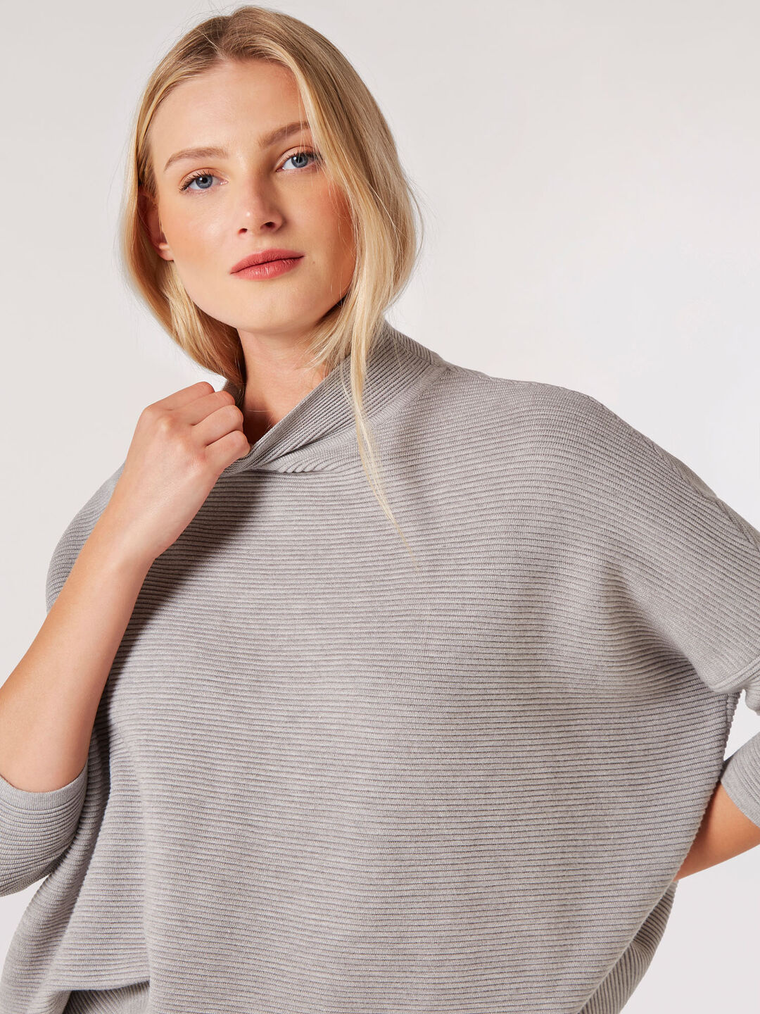 Image of Ribbed Oversized Jumper