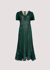 Lace Midi Dress, Green, large
