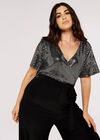 Curve Sequin Jumpsuit, Black, large
