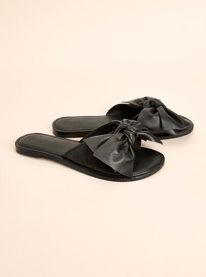 Bow Mule Sandals