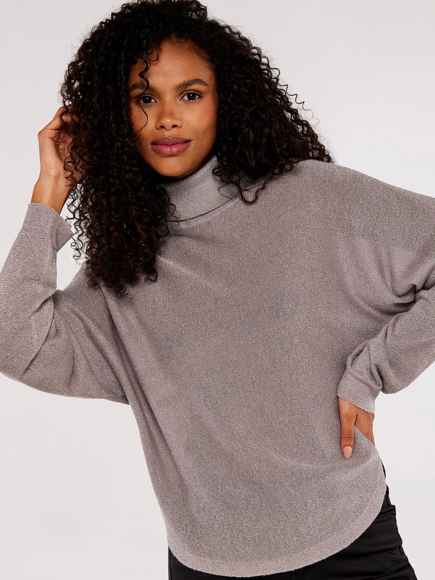 Sparkly roll neck clearance