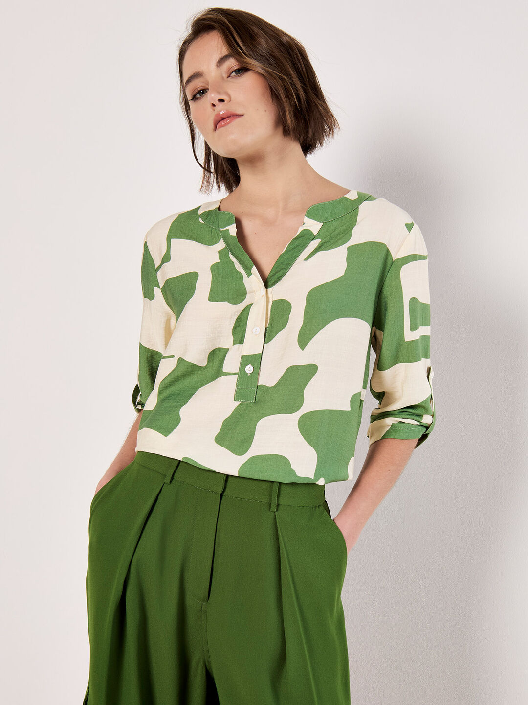 Image of Abstract Shapes Blouse