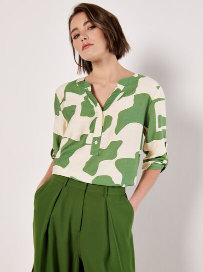 Abstract Shapes Blouse