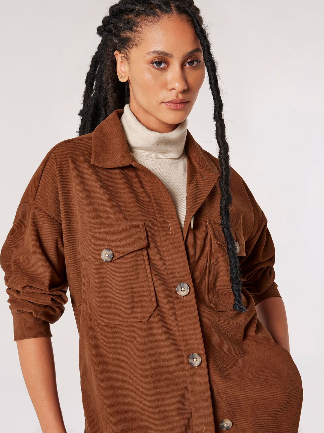 Image of Oversized Corduroy Shirt