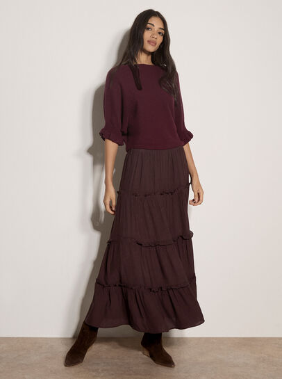 Soft Knit Batwing Top