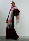 Pastel Check Colour Block Scarf, Assorted, large