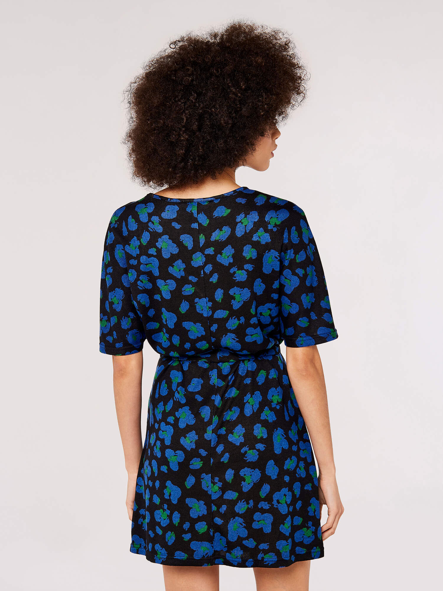 Animal Print Mini Dress