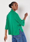 Soft Touch Cowl Neck Top, Green, large
