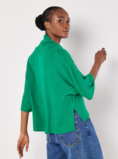 Soft Touch Cowl Neck Top