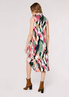 High-Low Shirt Mini Dress, Green, large