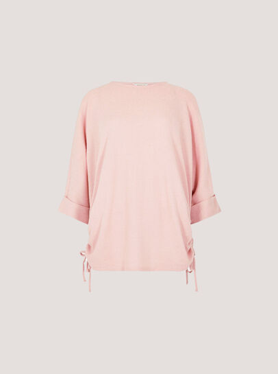 Soft Touch Drawstring Batwing Top