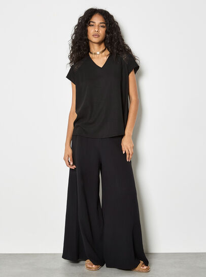 Crochet Insert T-Shirt