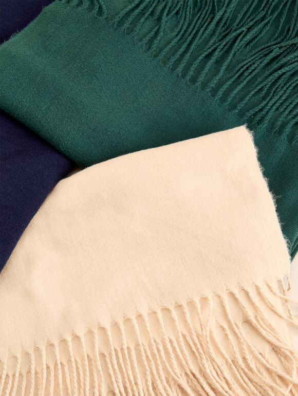 Lightweight Summer Pashmina, Stone, large